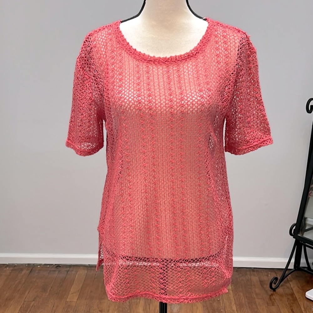 Zara Openwork Knit Top